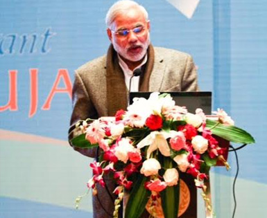 Hon. Prime Minister, Mr. Narendra Modi at Vibrant Gujarat